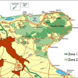 mappa gargano