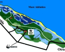 mappa le cesine