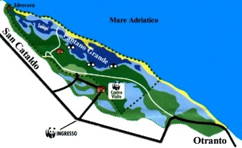 mappa le cesine